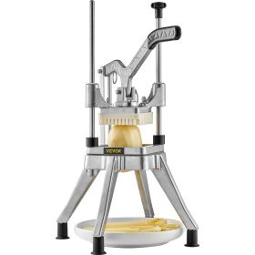 VEVOR Commercial Vegetable Fruit Chopper 1/4" Blade Heavy Duty Professional Food Dicer Kattex French Fry Cutter Onion Slicer Stainless Steel for Tomat
