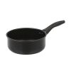 2 qt Non-Stick Aluminum Saucepan, Black