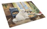 NEW Great Pyrenees Christmas Cookies Glass Cutting Board Decorative Tempered Glass Kitchen Cutting and Serving Board Large Size Chopping Board