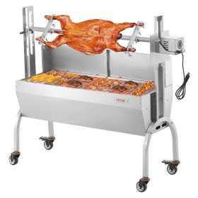 VEVOR Roaster Spit Rotisserie BBQ Grill Pig Lamb Chicken Roaster 52W 198LBS
