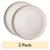 (2 pack) Collins Cream Stoneware Round Salad Plate