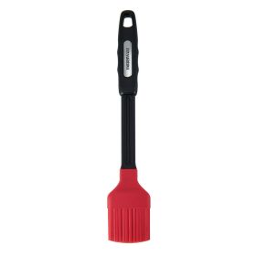 Professional Silicone Basting Brush Red with Black Handle