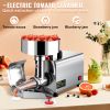 VEVOR 110V Electric Tomato Strainer 370W Commercial Grade Tomato Milling Machine Stainless Steel Tomato Press and Strainer 90-160 Kg/H Pure Copper Mot