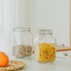 Glass 67 oz Lock Lid Storage Jar Canister