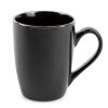 (2 pack) Stoneware Mug 14oz, Black Onyx Collection