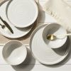 (2 pack) Collins Cream Stoneware Round Salad Plate