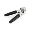 Professional Can Opener with Built in Bottle Opener in Black