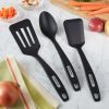 Set of 3 Nylon Tools, Slotted Turner, Short Turner, Basting Spoon