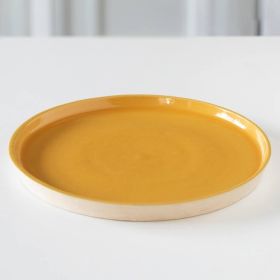 Handcrafted Beige Ceramic Bowl (Option: Side Plate)